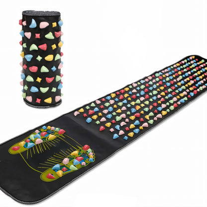 Tapis d'acupression et de relaxation, pliable pour la stimulation des pieds et du dos – vue principale