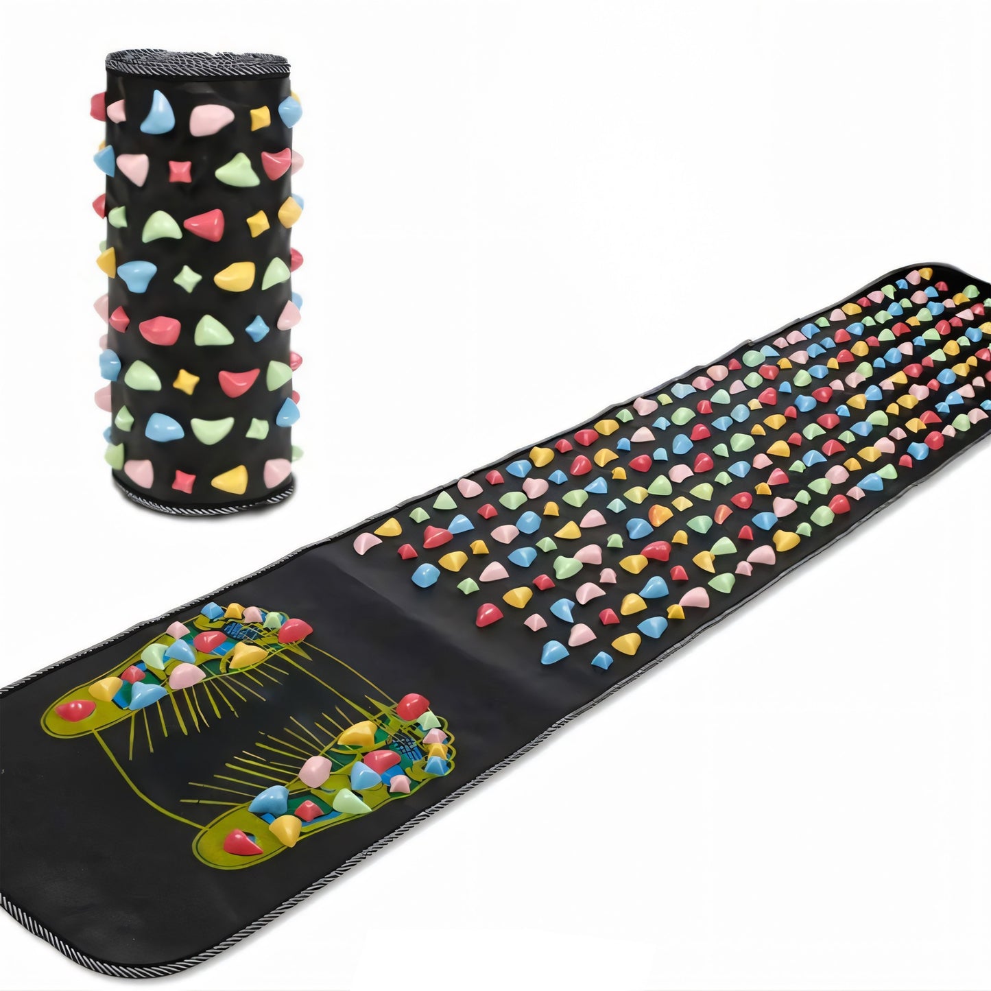 Tapis d'acupression et de relaxation, pliable pour la stimulation des pieds et du dos – vue détaillée 11