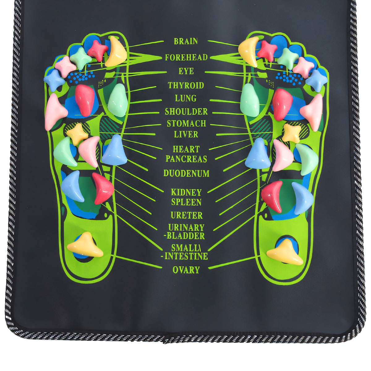 Tapis d'acupression et de relaxation, pliable pour la stimulation des pieds et du dos – vue détaillée 12