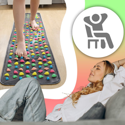 Tapis d'acupression et de relaxation, pliable pour la stimulation des pieds et du dos – vue détaillée 13
