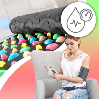 Tapis d'acupression et de relaxation, pliable pour la stimulation des pieds et du dos – vue détaillée 14