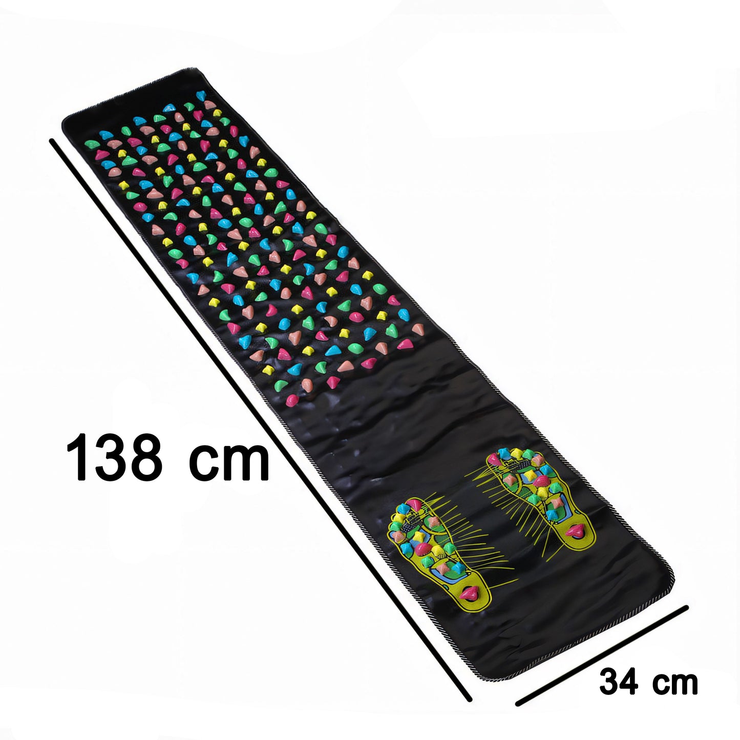 Tapis d'acupression et de relaxation, pliable pour la stimulation des pieds et du dos – vue détaillée 21