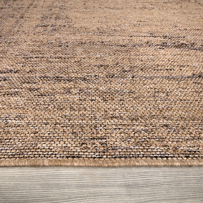 Tapis d'extérieur moderne, Beige brun pour salon et maison – vue détaillée 13