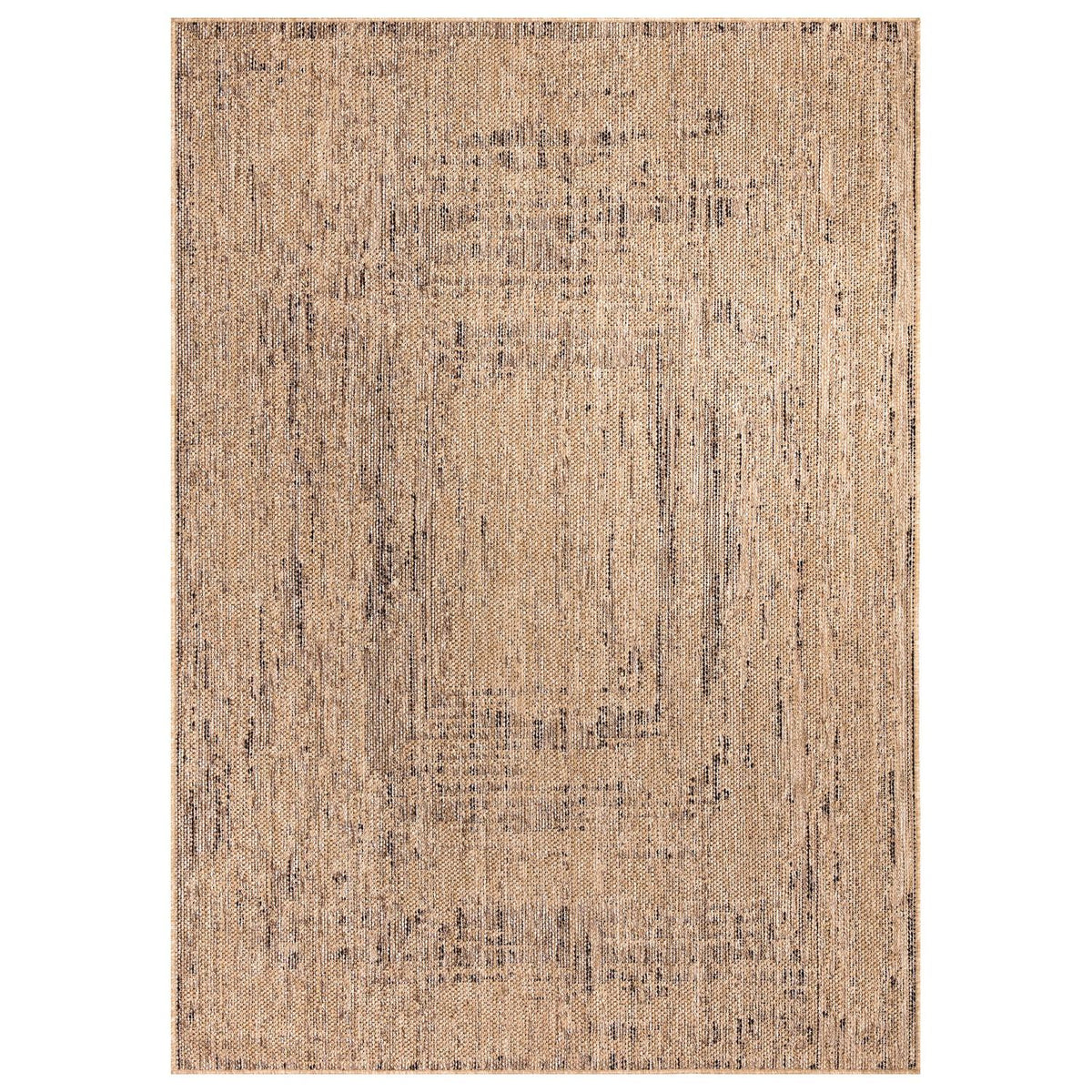 Tapis d'extérieur moderne, Beige brun pour salon et maison – vue détaillée 15
