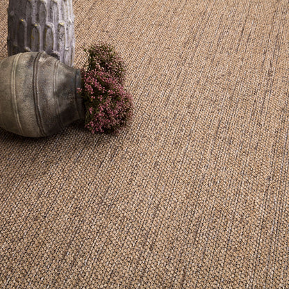 Tapis d'extérieur moderne, Beige brun pour salon et maison – vue détaillée 16
