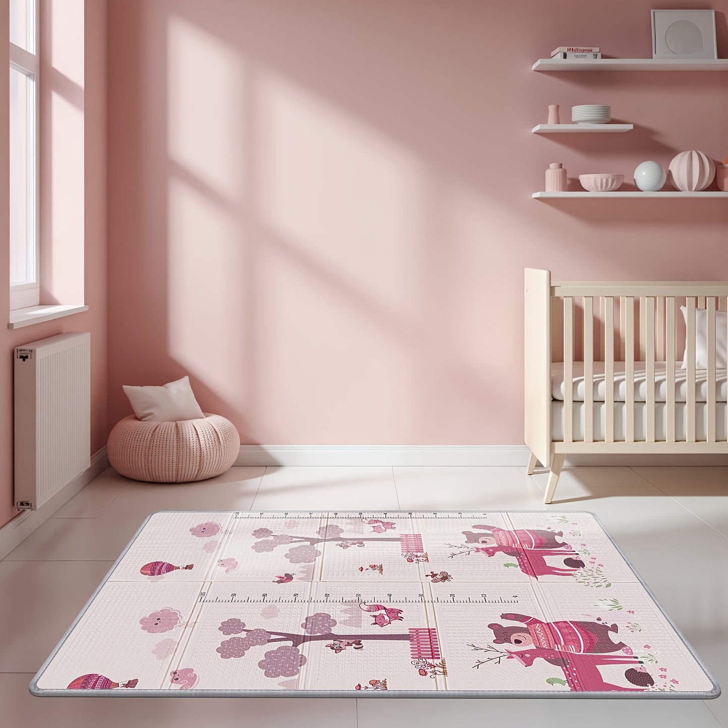 Tapis de jeu double face, pliable pour camping et voyage – vue détaillée 2
