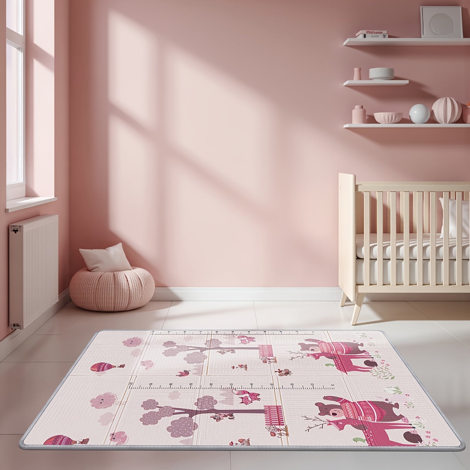 Tapis de jeu double face, pliable pour camping et voyage – vue détaillée 2