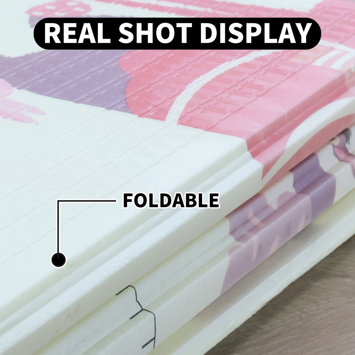 Tapis de jeu double face, pliable pour camping et voyage – vue détaillée 8