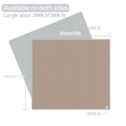 Tapis de jeu pliable, 200*180 CM/78.74*70.87 '' pour bébé en XPE et à l'extérieur – vue détaillée 11