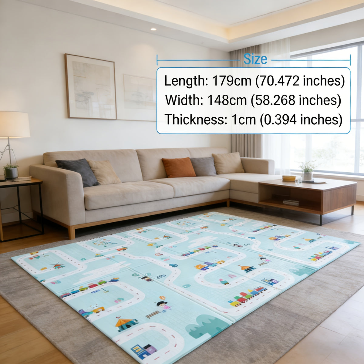 Tapis de jeux, 1 cm pour bébé et salle de jeux – vue détaillée 5