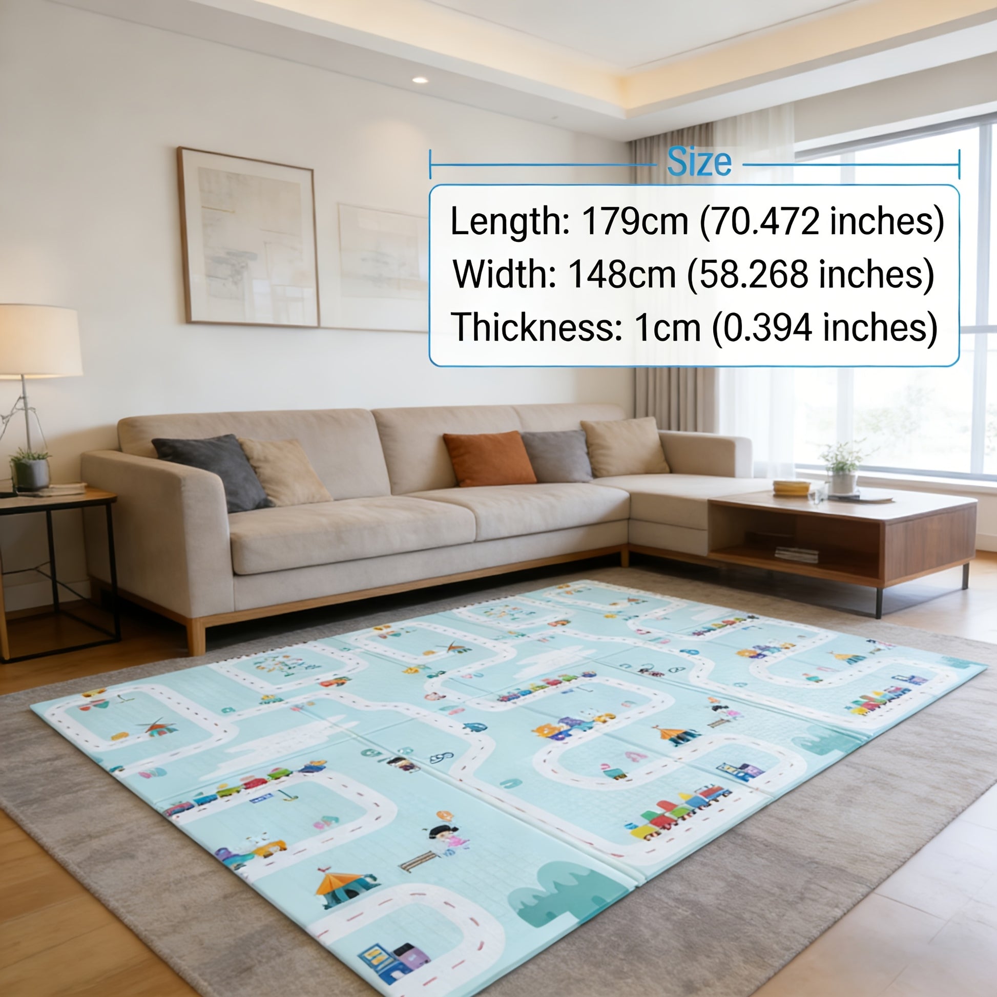 Tapis de jeux, 1 cm pour bébé et salle de jeux – vue détaillée 5