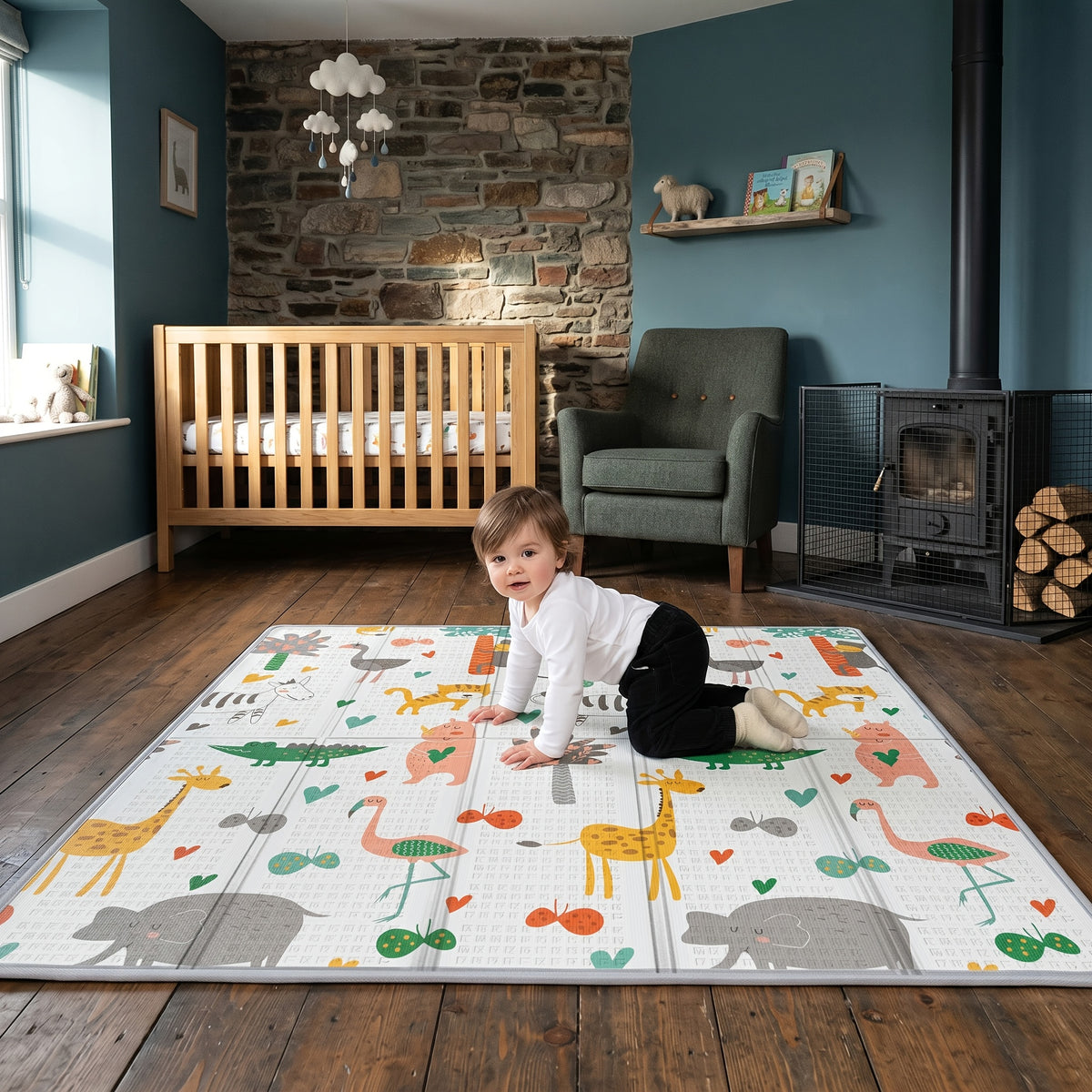 Tapis de jeux, pliable pour camping et voyage – vue détaillée 3
