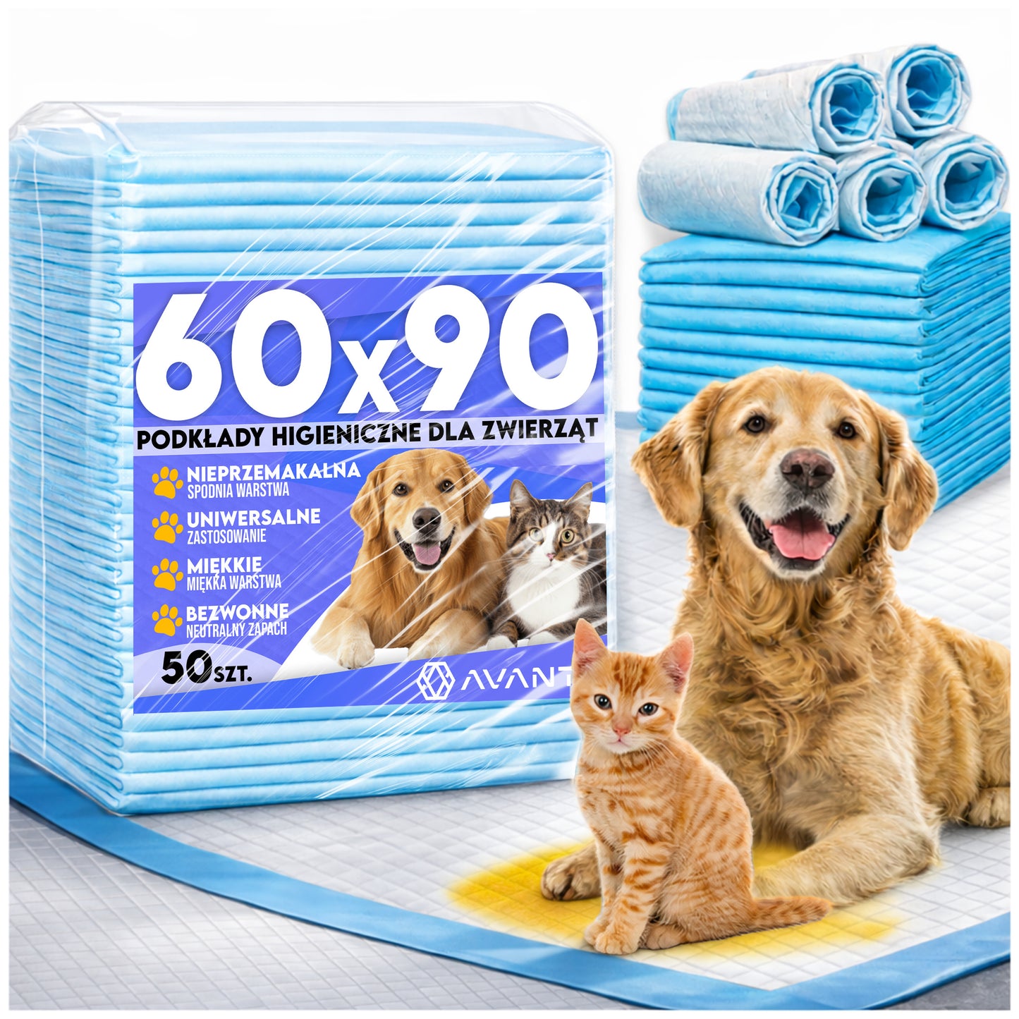 Tapis hygiéniques, 50 pièces pour animaux et maison – vue détaillée 6