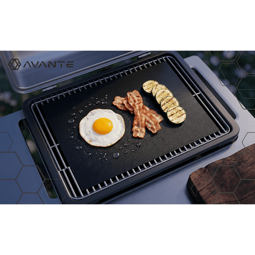 tapis réutilisables en Téflon, noir pour grillades et préparer viande – vue principale