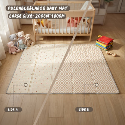 Tapis XPE Grande Taille, 200*180 CM/78.74*70.87 '' pour salon et maison – vue détaillée 9