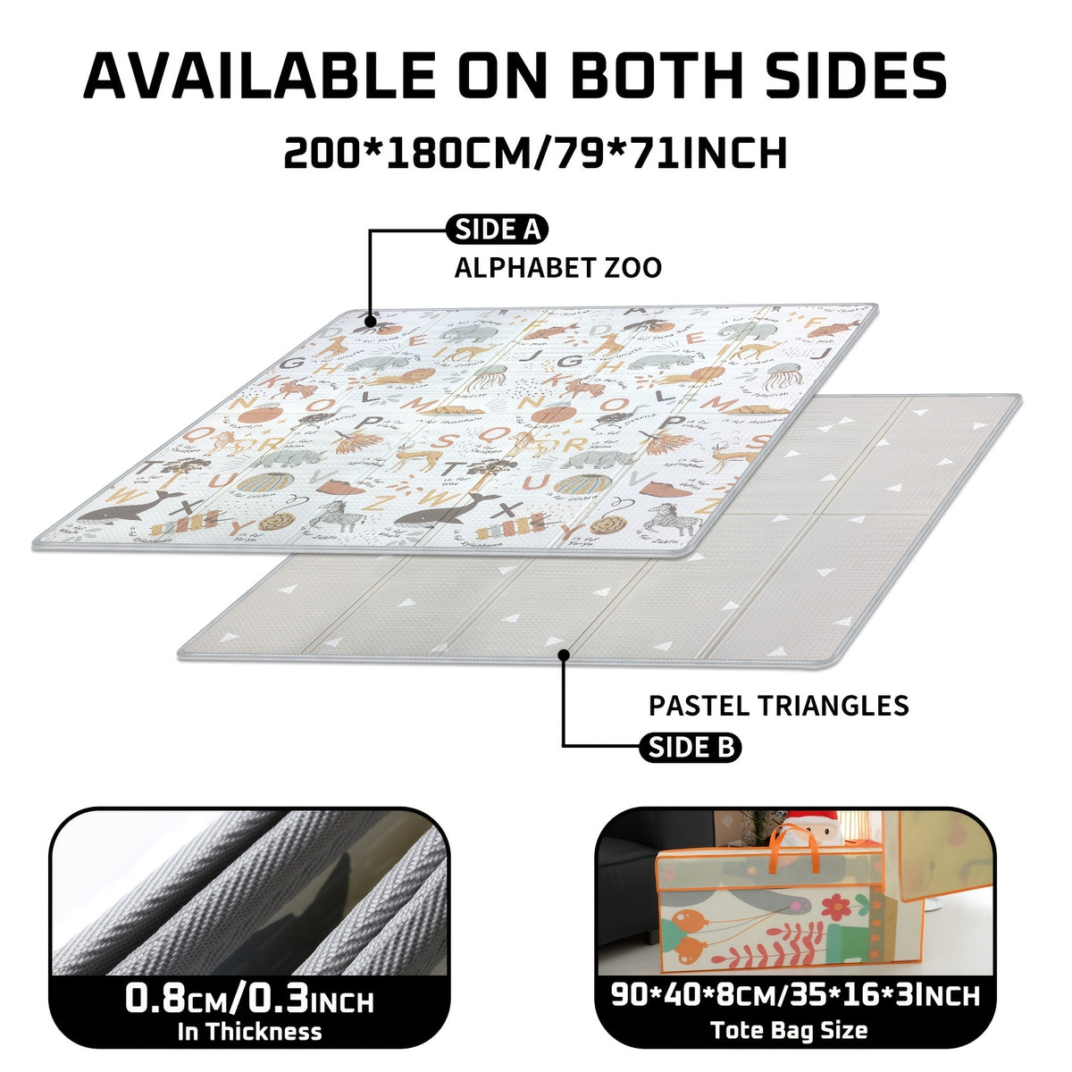 Tapis XPE Spacieux, 200,66x180,34 cm pour une Valeur à Long Terme et une Utilisation Simple – vue détaillée 5