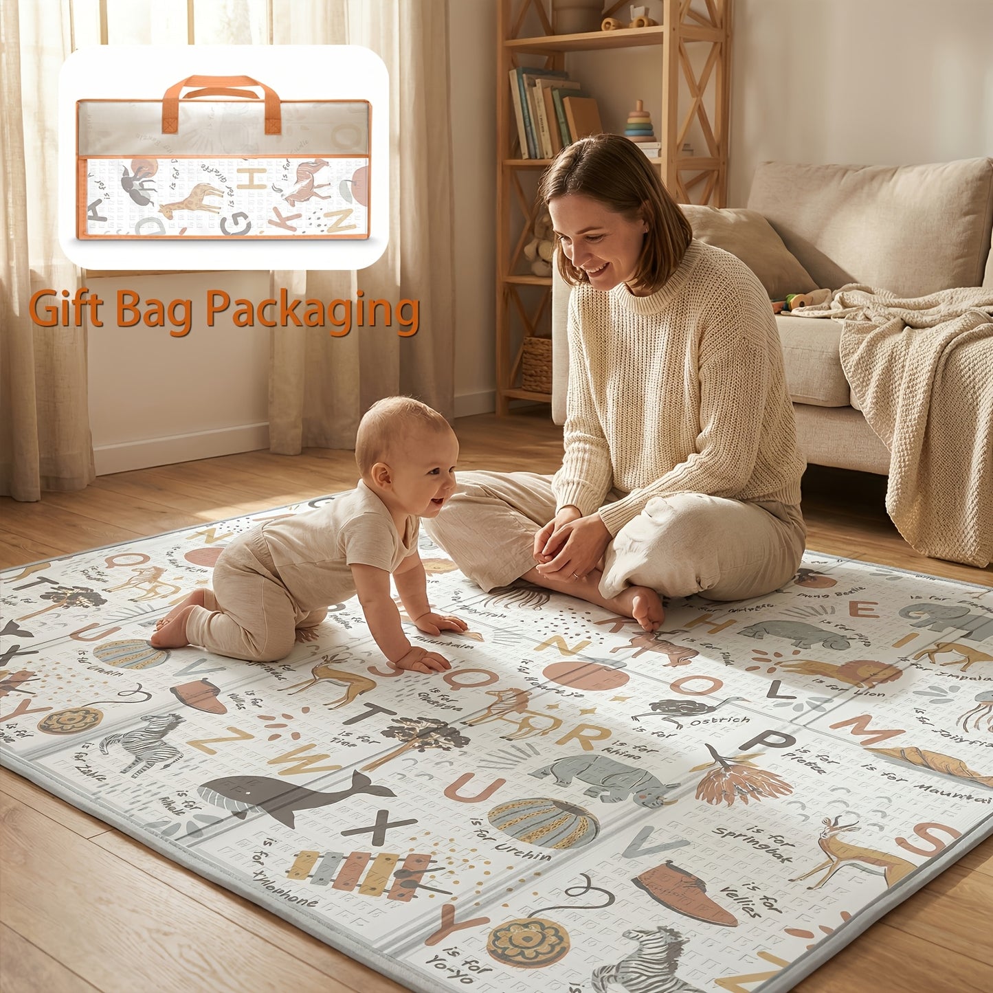 Tapis XPE Spacieux, Animal+Triangle pour une valeur à long terme et un plaisir facile – vue détaillée 3