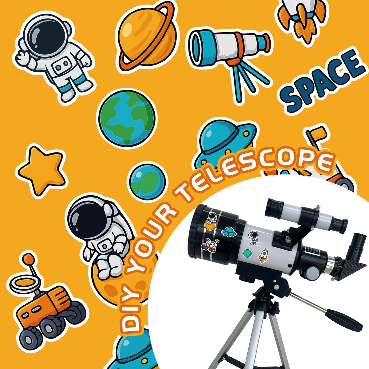Télescope Haute Puissance 150X, 70 mm pour camping et voyage – vue détaillée 3