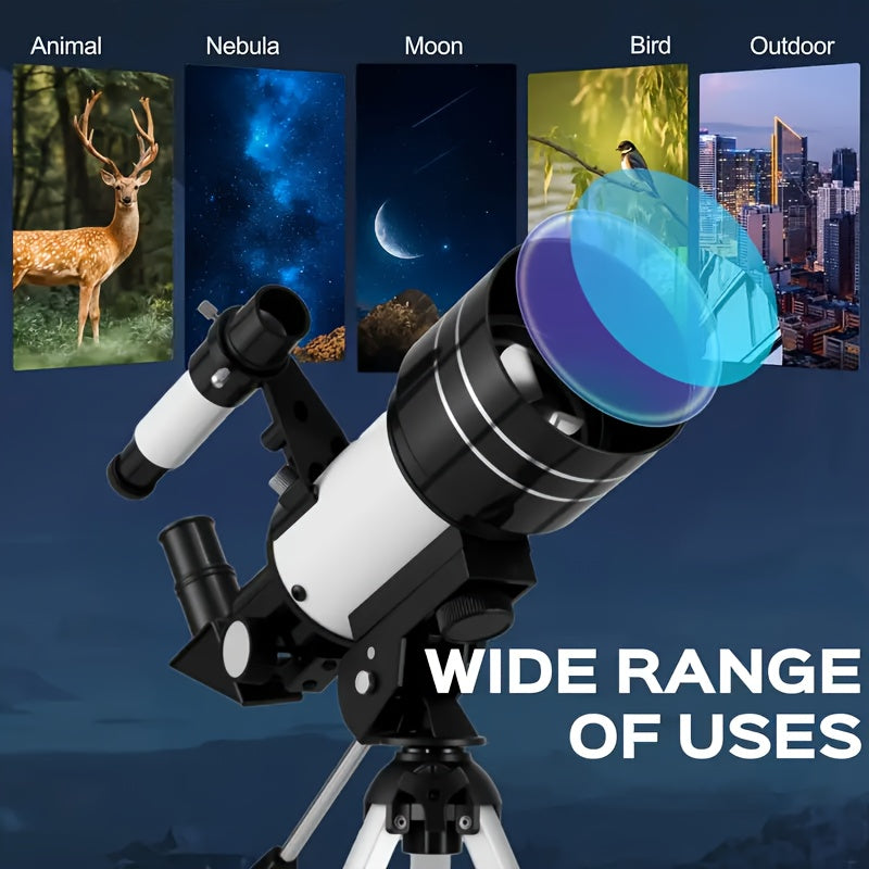 Télescope Haute Puissance 150X, 70 mm pour camping et voyage – vue détaillée 9