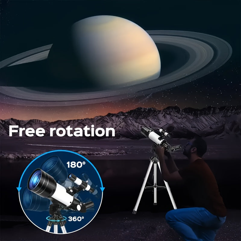 Télescope Haute Puissance 150X, 70 mm pour camping et voyage – vue détaillée 10