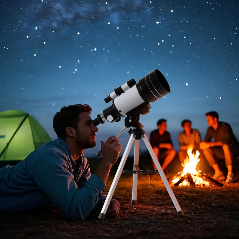 Télescope Haute Puissance 150X, 70 mm pour camping et voyage – vue détaillée 11