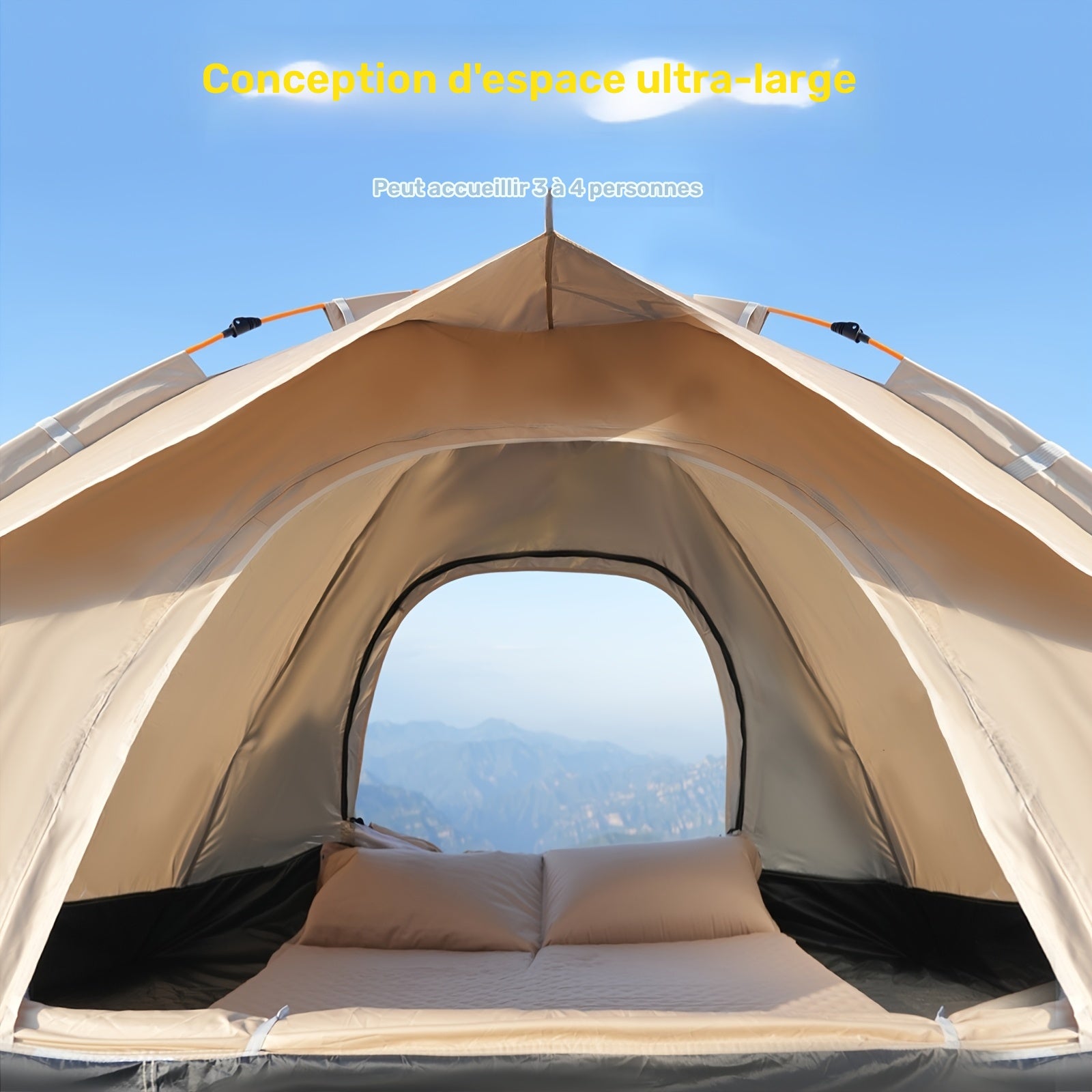 Tentes de Camping, Or Des Sables Mouvants pour camping et voyage – vue détaillée 8