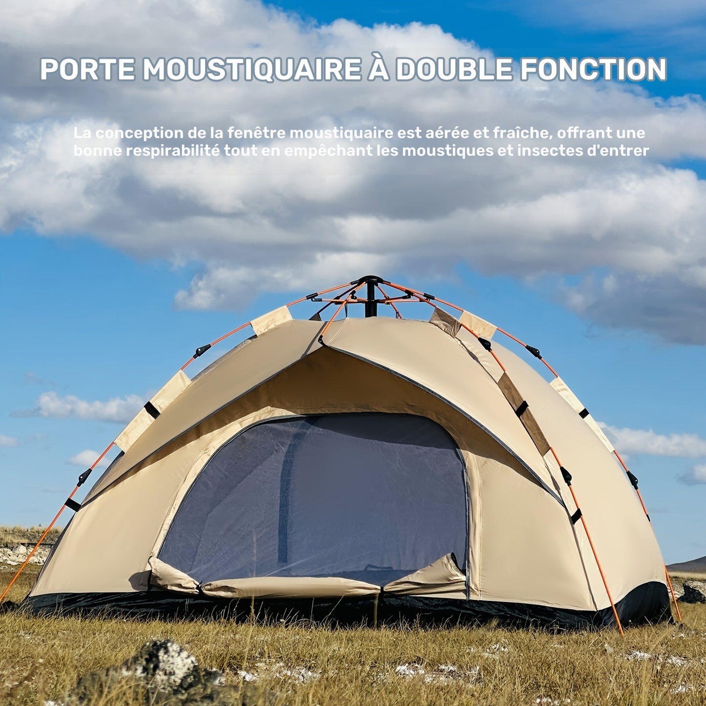Tentes de Camping, Or Des Sables Mouvants pour camping et voyage – vue détaillée 10