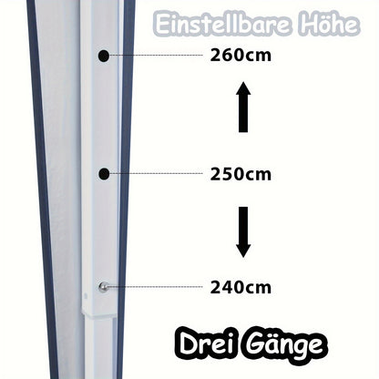 Tentes dépliables, 3x3m pour jardin et terrasse – vue détaillée 4