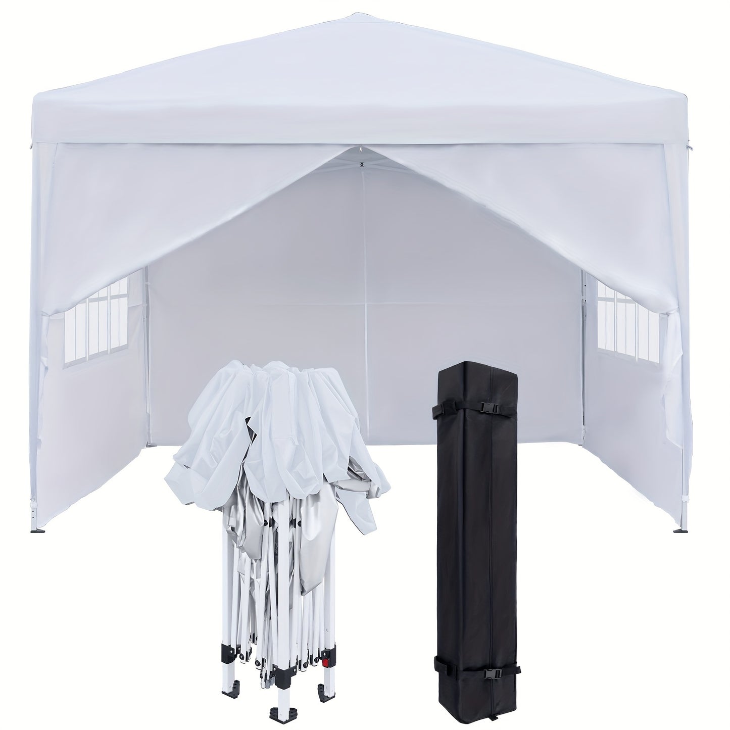 Tentes dépliables, 3x3m pour jardin et terrasse – vue détaillée 7