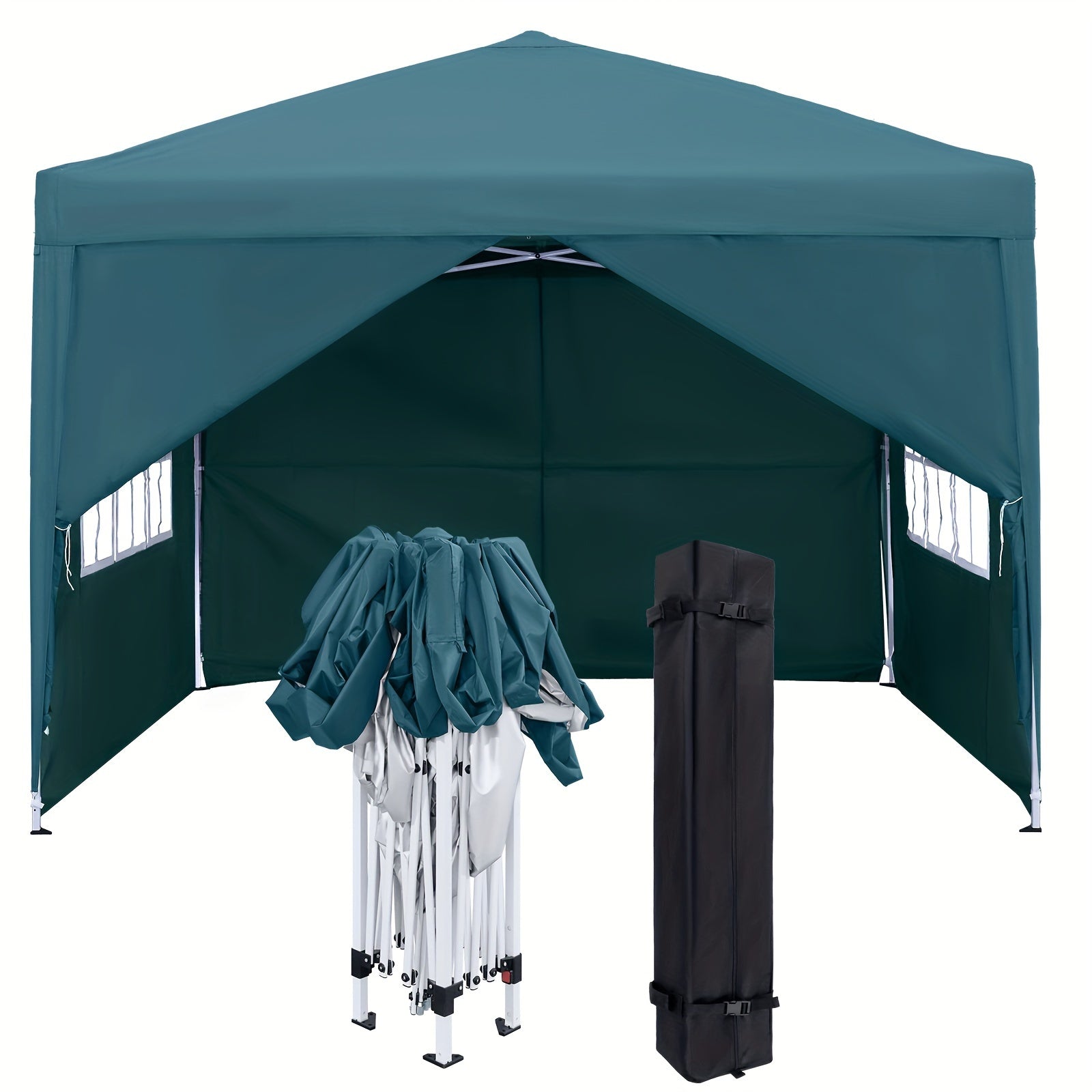 Tentes dépliables, 3x3m pour jardin et terrasse – vue détaillée 11