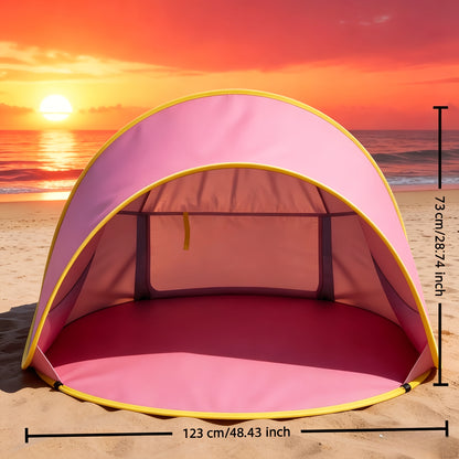 Tentes dépliables, rose pour camping et voyage – vue principale