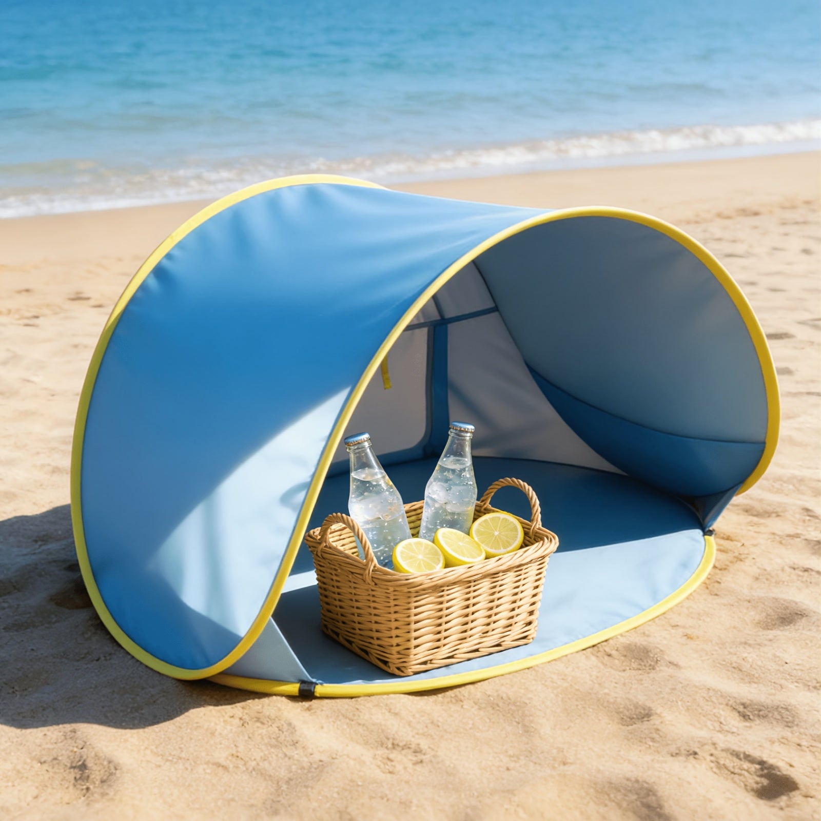 Tentes dépliables, rose pour camping et voyage – vue détaillée 3