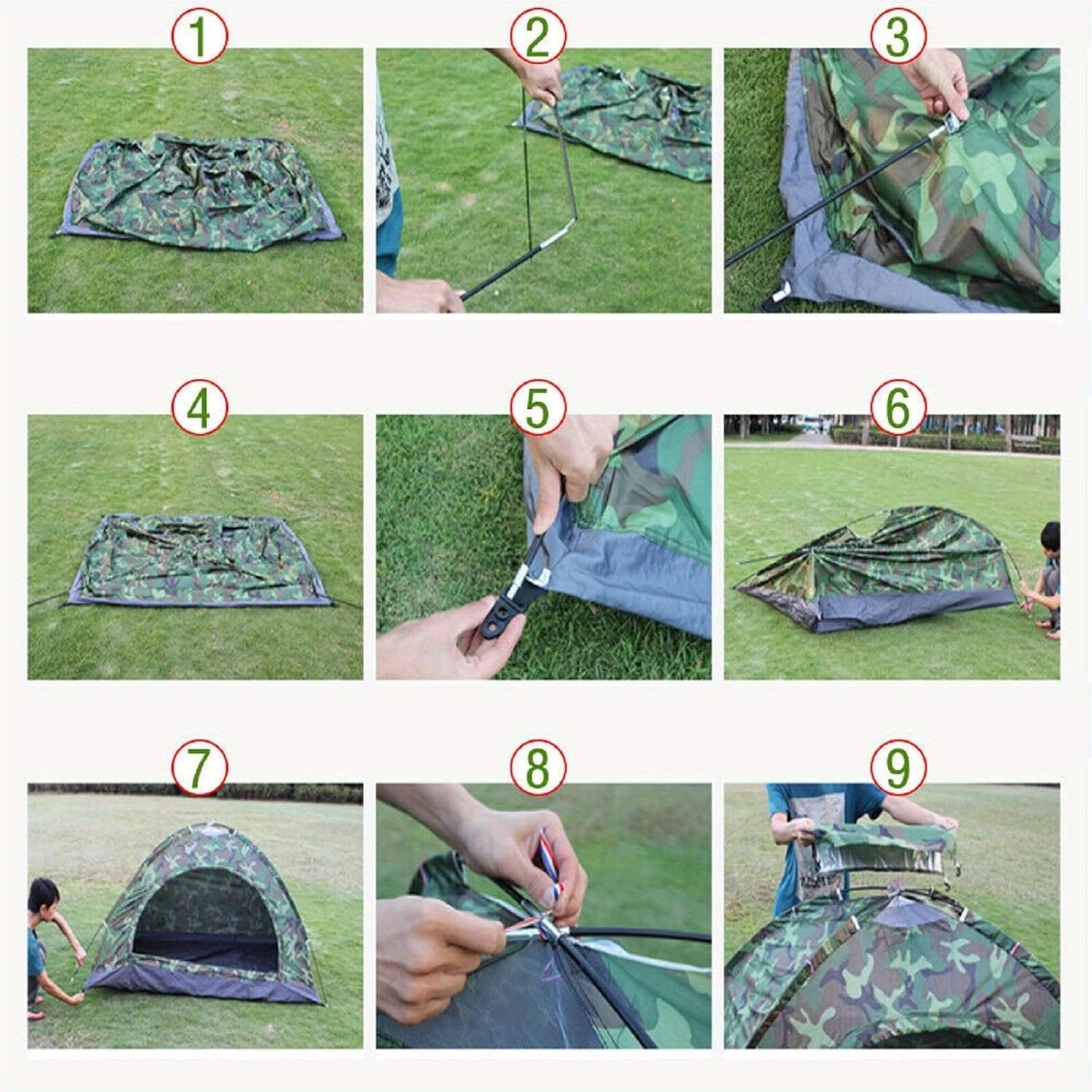 Tiendre de Camping Pop-Up pour camping et voyage – vue détaillée 7