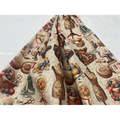 Tissu de couture, coton pour loisirs créatifs et quotidien – vue principale