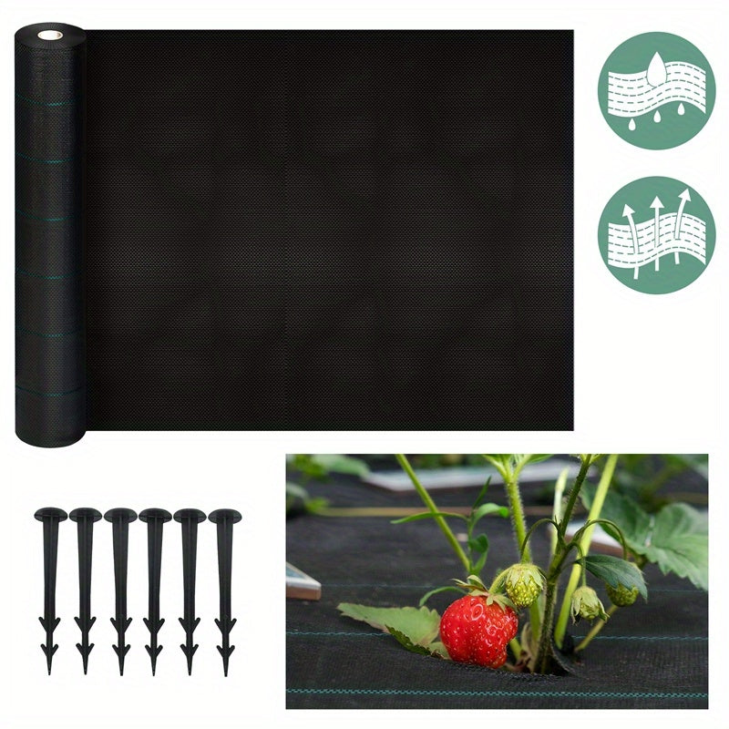 Toile anti-mauvaises herbes, 100G pour jardin et terrasse – vue détaillée 13