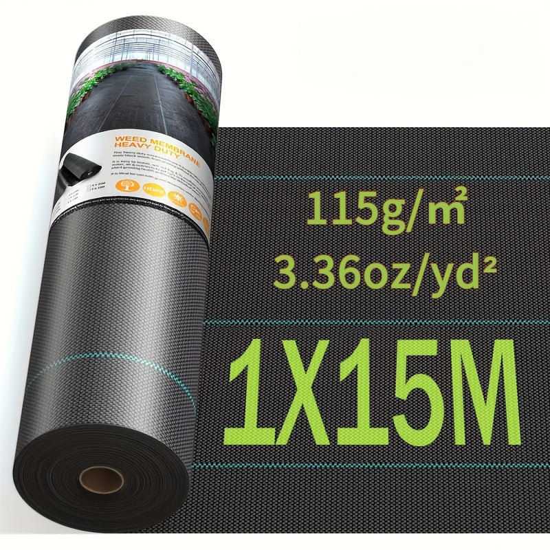 Toile anti-mauvaises herbes, 115g pour jardin et terrasse – vue détaillée 12