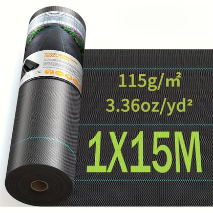 Toile anti-mauvaises herbes, 115g pour jardin et terrasse – vue détaillée 12