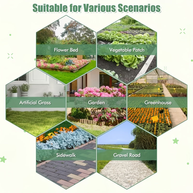 Toile anti-mauvaises herbes, 115g pour jardin et terrasse – vue détaillée 16