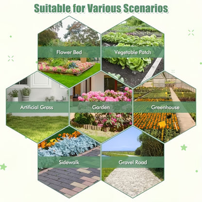 Toile anti-mauvaises herbes, 115g pour jardin et terrasse – vue détaillée 16