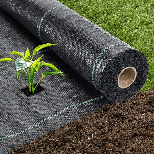 Toile anti-mauvaises herbes, 2X25M pour jardin – vue principale