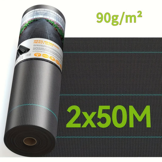 Toile anti-mauvaises herbes, 90 g pour jardin et terrasse – vue principale