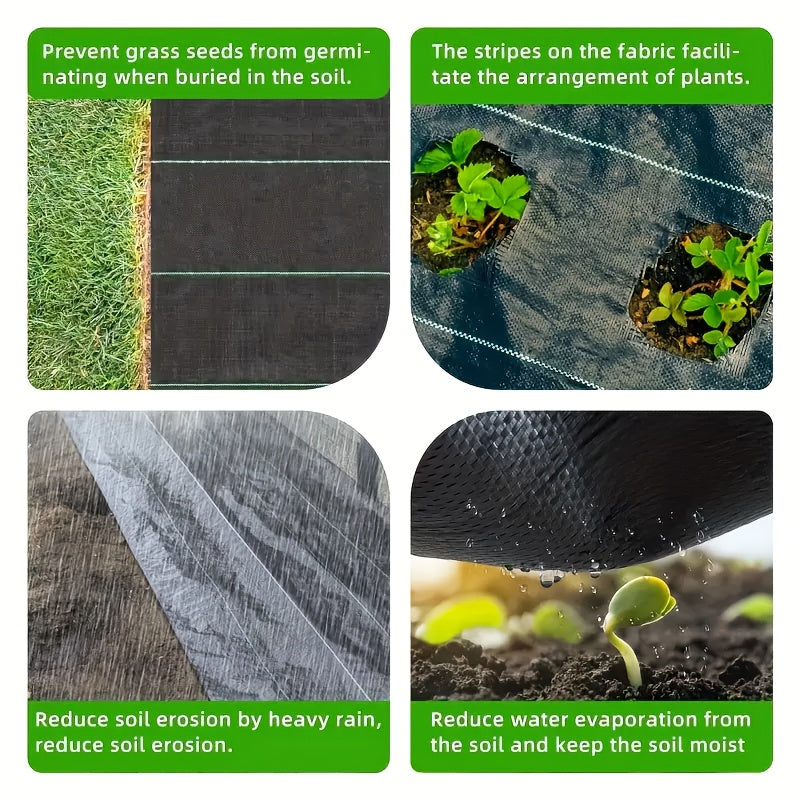 Toile anti-mauvaises herbes, 90 g pour jardin et terrasse – vue détaillée 13