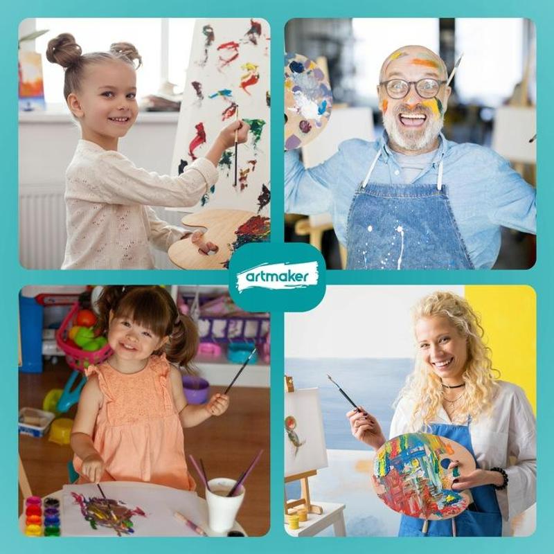 Toiles à peindre, coton pour Peintures Acryliques et Artistes Professionnels – vue détaillée 5