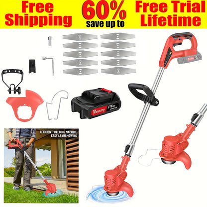 Tondeuses à gazon, Trimmer+1x Batterie-3 Plié pour jardin – vue principale