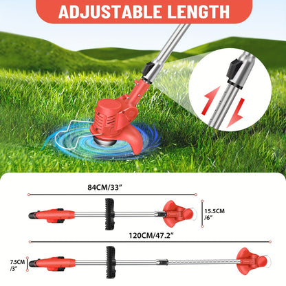 Tondeuses à gazon, Trimmer+1x Batterie-3 Plié pour jardin – vue détaillée 7