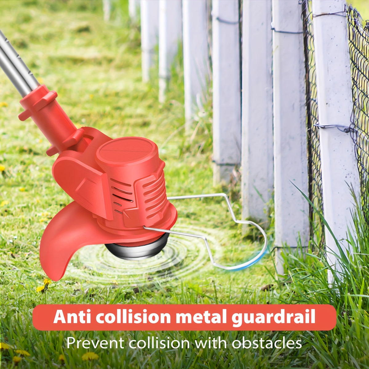 Tondeuses à gazon, Trimmer+1x Batterie-3 Plié pour jardin – vue détaillée 8
