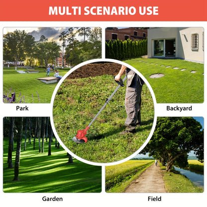 Tondeuses à gazon, Trimmer+1x Batterie-3 Plié pour jardin – vue détaillée 9