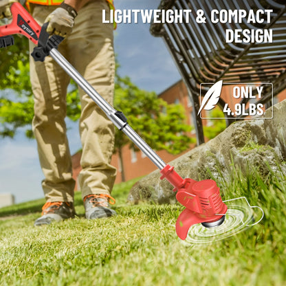 Tondeuses à gazon, Trimmer+1x Batterie-3 Plié pour jardin – vue détaillée 10