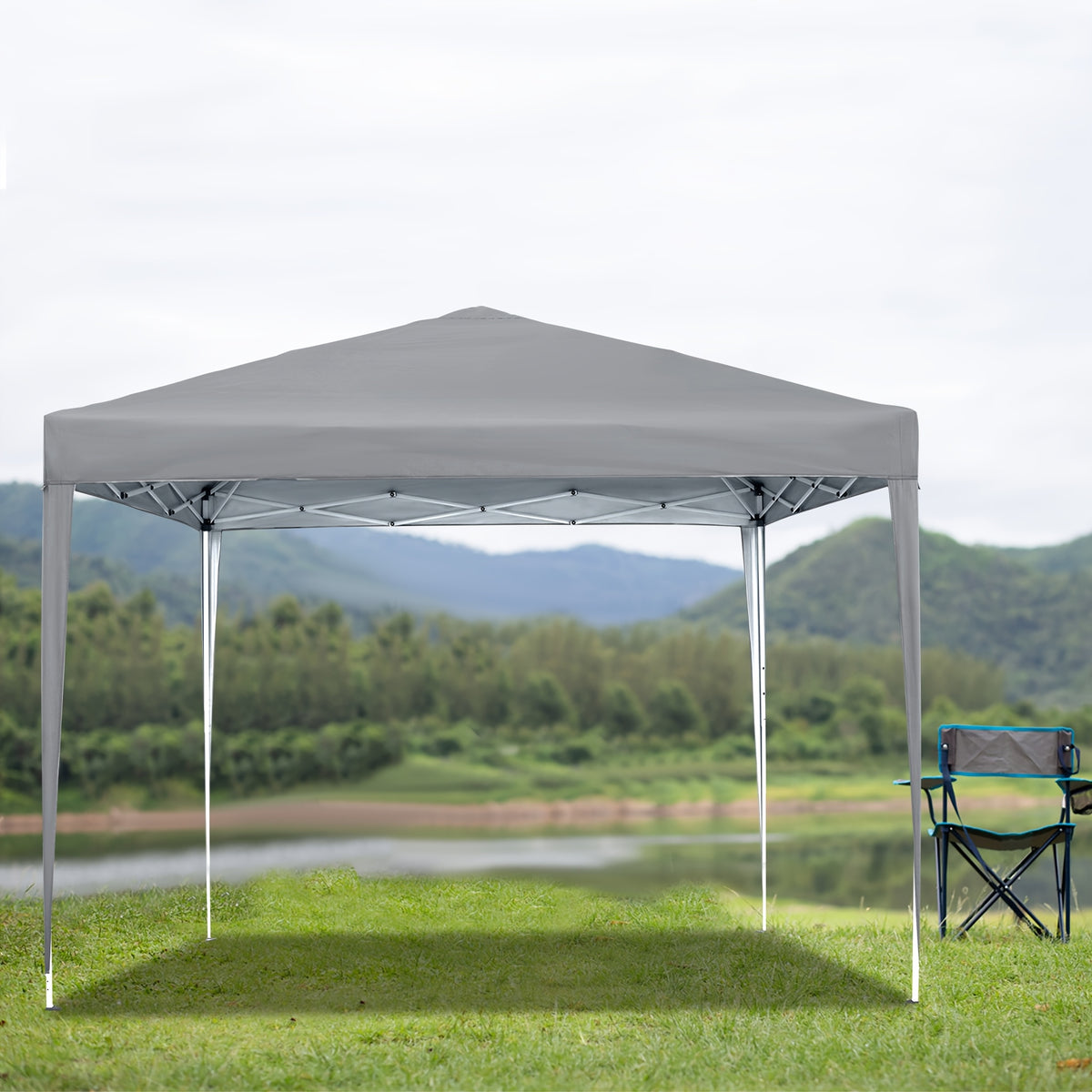 Tonnelle pliante de jardin, pliable pour jardin et terrasse – vue détaillée 2
