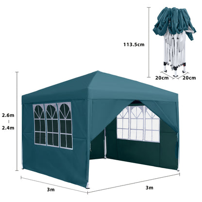 Tonnelle pliante de jardin, pliable pour jardin et terrasse – vue détaillée 17